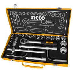 Caja herramientas 142 piezas INGCO