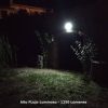 Foco LED solar 40W con placa solar - luz Calida
