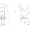 Asiento con suspensión mecánica RM450110