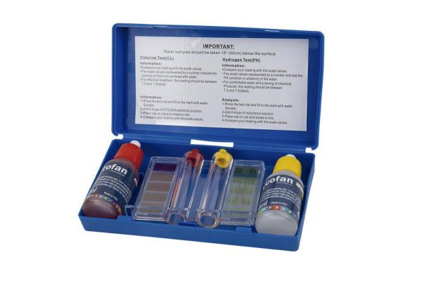 Kit con test de cloro y pH para piscinas (1)